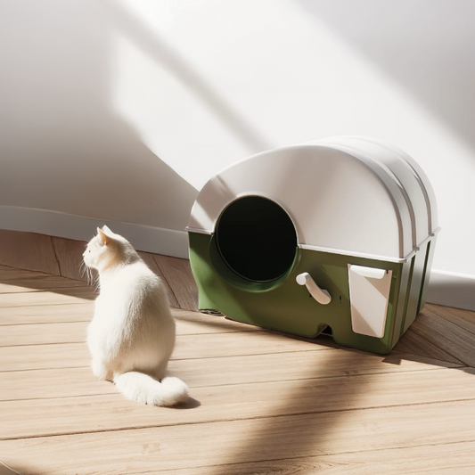 Bac à litière autonettoyant